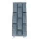 Imitation Grey Brick Courtyard Fence Garden Lawn Edging Plant Border Stone Fence Decorations