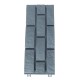 Imitation Grey Brick Courtyard Fence Garden Lawn Edging Plant Border Stone Fence Decorations