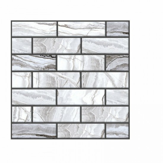 Imitation Marbling PVC Wall Tile Stickers Kitchen Bathroom Inlay Self-adhesive Imitation Marbling PVC Wall Tile Stickers Kitchen Bathroom Inlay Self-adhesive