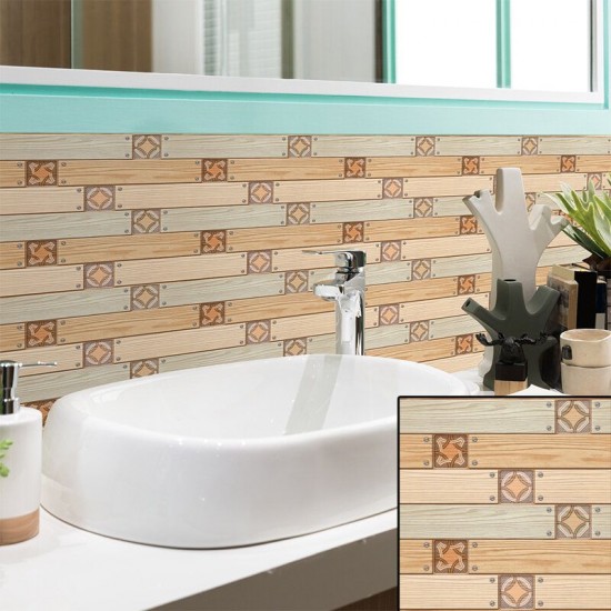 Imitation Marbling PVC Wall Tile Stickers Kitchen Bathroom Inlay Self-adhesive