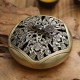 Incense Coil Burner Alloy Holder Tibet Auspicious Clouds Lotus Yoga Meditation Home Temple Decor Incense Coil Burner Alloy Holder Tibet Auspicious Clouds Lotus Yoga Meditation Home Temple Decor