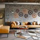 Industrial Gear Wall Vintage Retro Antique Art Bar Cafe Steampunk Hanging Decoration Industrial Gear Wall Vintage Retro Antique Art Bar Cafe Steampunk Hanging Decoration