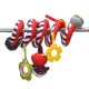Infant Bed Hanging Baby Stroller Rattle Crib Plush Spiral Roll Toy Decorations Infant Bed Hanging Baby Stroller Rattle Crib Plush Spiral Roll Toy Decorations