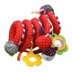 Infant Bed Hanging Baby Stroller Rattle Crib Plush Spiral Roll Toy Decorations Infant Bed Hanging Baby Stroller Rattle Crib Plush Spiral Roll Toy Decorations
