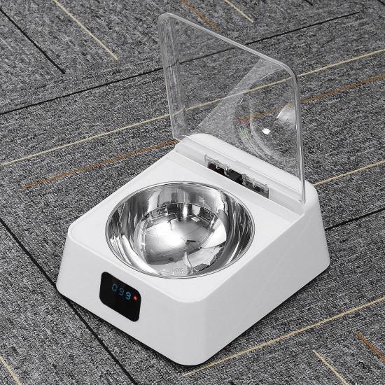 Infra-Red Sensor Automatic Pet Feeder Stainless Steel Bowl Dispenser Smart Dish