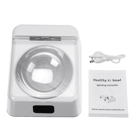 Infra-Red Sensor Automatic Pet Feeder Stainless Steel Bowl Dispenser Smart Dish