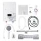 Instant Hot 7000W 220V Electric Hot Water Heater Tankless Instant Boiler Bathroom Shower Set Thermostat Safe Intelligent Automatically Instant Hot 7000W 220V Electric Hot Water Heater Tankless Instant Boiler Bathroom Shower Set Thermostat Safe Intelligent Automatically