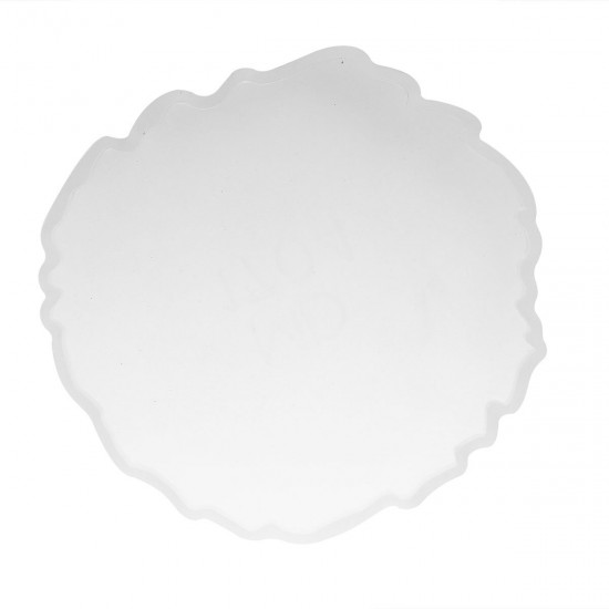 Irregular Wave Round Coasters Mold Silicone Resin Cement Casting MoUld Tools Irregular Wave Round Coasters Mold Silicone Resin Cement Casting MoUld Tools