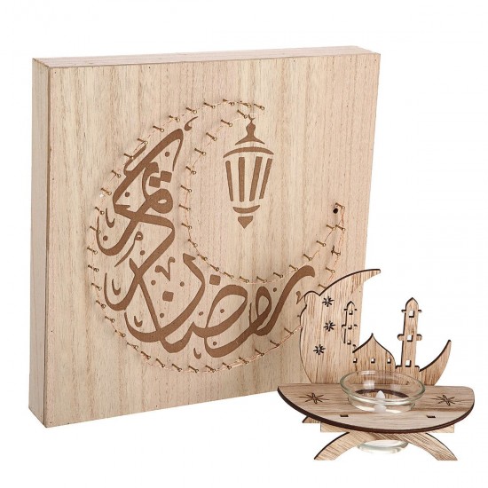Islamic Ramadan Light Square Delicate LED Wall Hanging Pendant Decor Islamic Ramadan Light Square Delicate LED Wall Hanging Pendant Decor