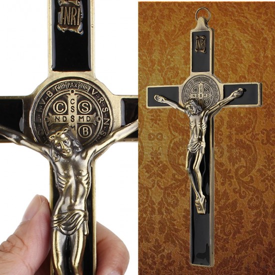 Jesus Christ Wall Hanging Crucifix Cross Religious Saint 3D Craft Decorations