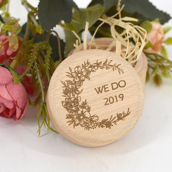 Jewelry Empty Box WE DO Wood Creative Ring Box Valentine's Day Gift Box