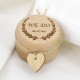 Jewelry Empty Box WE DO Wood Creative Ring Box Valentine's Day Gift Box