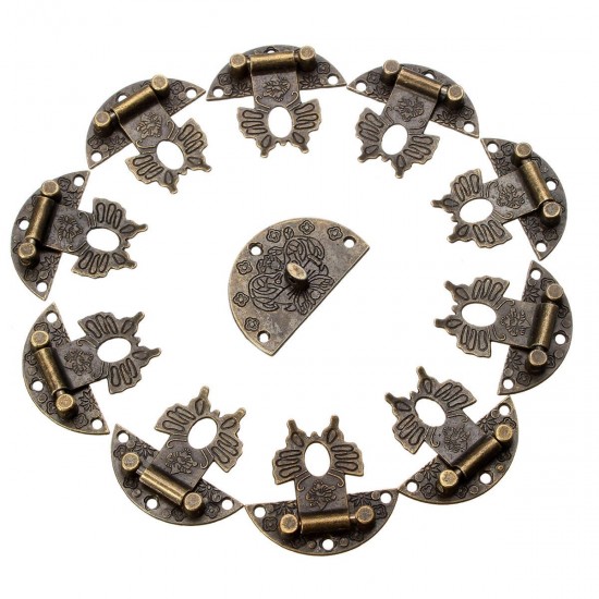 Jewelry Wooden Box Lock Buckle Decorative Hardware Butterfly Clasp Antique Bronze Jewelry Wooden Box Lock Buckle Decorative Hardware Butterfly Clasp Antique Bronze