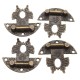 Jewelry Wooden Box Lock Buckle Decorative Hardware Butterfly Clasp Antique Bronze Jewelry Wooden Box Lock Buckle Decorative Hardware Butterfly Clasp Antique Bronze