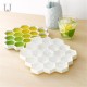 Jordan & Judy Ice Cube Tray Silicone Ice Mold 19-Ice Trays for Whiskey Cocktail DIY Chocolate Jelly Food Maker Gift Stackable Flexible Jordan & Judy Ice Cube Tray Silicone Ice Mold 19-Ice Trays for Whiskey Cocktail DIY Chocolate Jelly Food Maker Gift Stackable Flexible