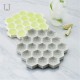 Jordan & Judy Ice Cube Tray Silicone Ice Mold 19-Ice Trays for Whiskey Cocktail DIY Chocolate Jelly Food Maker Gift Stackable Flexible Jordan & Judy Ice Cube Tray Silicone Ice Mold 19-Ice Trays for Whiskey Cocktail DIY Chocolate Jelly Food Maker Gift Stackable Flexible