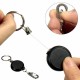 Key Chain Stainless Steel Cord Holder Keyring Reel Retractable Recoil Belt Clip Key Clip