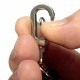 Key Chain Stainless Steel Cord Holder Keyring Reel Retractable Recoil Belt Clip Key Clip Key Chain Stainless Steel Cord Holder Keyring Reel Retractable Recoil Belt Clip Key Clip
