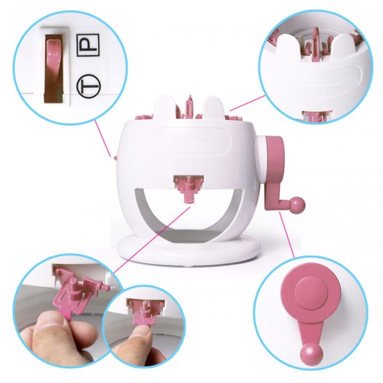 Kids Knitting Machine Mini Children Weaving Loom Knit For Hats Scarves Socks Toys Kids Knitting Machine Mini Children Weaving Loom Knit For Hats Scarves Socks Toys