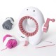 Kids Loom Knitting Machine Scarf Hat Clothes Knitter Weaving Educational Toys