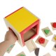 Kids Memory Training Blind Box Color Cube Jigsaw Puzzle Box Wooden Guessing Toy