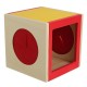 Kids Memory Training Blind Box Color Cube Jigsaw Puzzle Box Wooden Guessing Toy