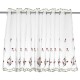 Kitchen Cafe Curtains Country Embroidery Window Sheer Voile Short Panel Valance Kitchen Cafe Curtains Country Embroidery Window Sheer Voile Short Panel Valance