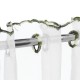 Kitchen Cafe Curtains Country Embroidery Window Sheer Voile Short Panel Valance Kitchen Cafe Curtains Country Embroidery Window Sheer Voile Short Panel Valance