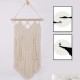 Knotted Macrame Knitting Wall Handmade Bohemian Hanging Tapestry Home Decor Knotted Macrame Knitting Wall Handmade Bohemian Hanging Tapestry Home Decor