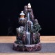 LED Ball Backflow Resin Cone Incense Burner Holder Gift Home Decorations