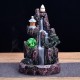 LED Ball Backflow Resin Cone Incense Burner Holder Gift Home Decorations