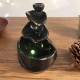 LED Burner Smoke Waterfall Backflow Incense Censer Cone Holder Without Cones Decor