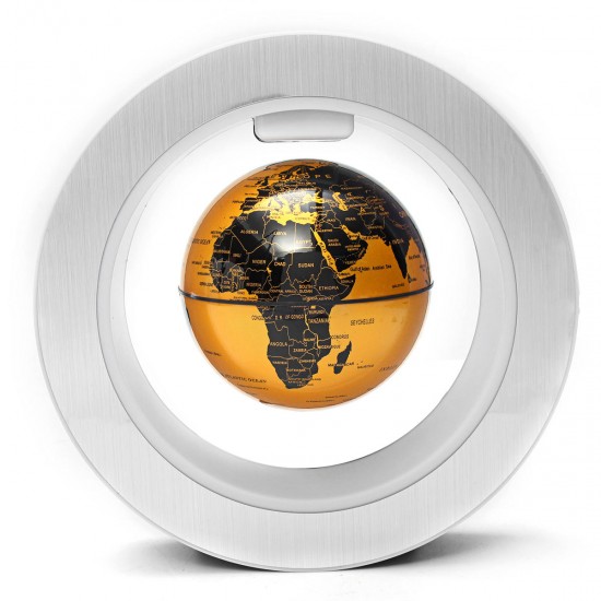 LED Electronic Magnetic Floating Globe Levitation Decor Planet Earth Map Gift