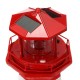 LED Solar Lighthouse 360 ° Rotate Light Garden Beacon Lamp Outdoor Home Decor