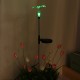 LED Solar Power Lily Flower Stake Lights Outdoor Garden Path Landscape Lamps