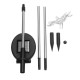 LED Solar Power Lily Flower Stake Lights Outdoor Garden Path Landscape Lamps