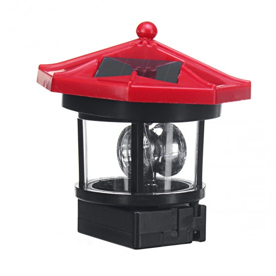 LED Solar Powered Lighthouse Statue Rotating Garden Yard Outdoor Light Decor LED Solar Powered Lighthouse Statue Rotating Garden Yard Outdoor Light Decor