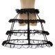 Lady Hoop Cage Skirt Pannier Bustle Crinoline Petticoat Underskirt Dress Costume Lady Hoop Cage Skirt Pannier Bustle Crinoline Petticoat Underskirt Dress Costume