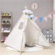 Large Cotton Wood Kids Teepee Tent Childrens Indoor Outdoor Play House