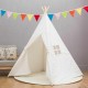 Large Cotton Wood Kids Teepee Tent Childrens Indoor Outdoor Play House