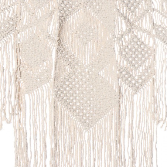 Large Woven Macrame Wall Hanging Cotton Bohemian Tapestry Room Decoration Large Woven Macrame Wall Hanging Cotton Bohemian Tapestry Room Decoration