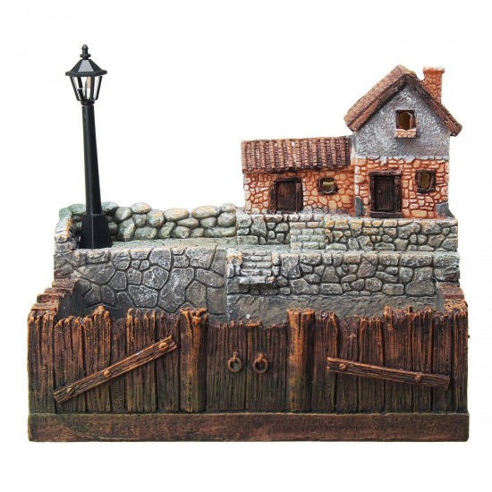 Lighting Tuscany's Cabin Flower Pot Craft Ornaments Magic Lantern House Planter Bonsai Lighting Tuscany's Cabin Flower Pot Craft Ornaments Magic Lantern House Planter Bonsai