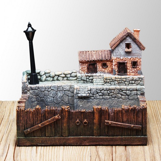 Lighting Tuscany's Cabin Flower Pot Craft Ornaments Magic Lantern House Planter Bonsai Lighting Tuscany's Cabin Flower Pot Craft Ornaments Magic Lantern House Planter Bonsai