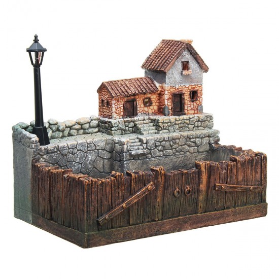 Lighting Tuscany's Cabin Flower Pot Craft Ornaments Magic Lantern House Planter Bonsai Lighting Tuscany's Cabin Flower Pot Craft Ornaments Magic Lantern House Planter Bonsai