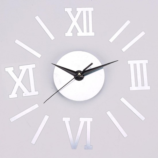 Luxury 3D DIY Wall Art Mirror Clock Home Modern Design Removable Decal Wall Sticker Decor Luxury 3D DIY Wall Art Mirror Clock Home Modern Design Removable Decal Wall Sticker Decor