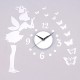 Luxury 3D DIY Wall Art Mirror Clock Home Modern Design Removable Decal Wall Sticker Decor