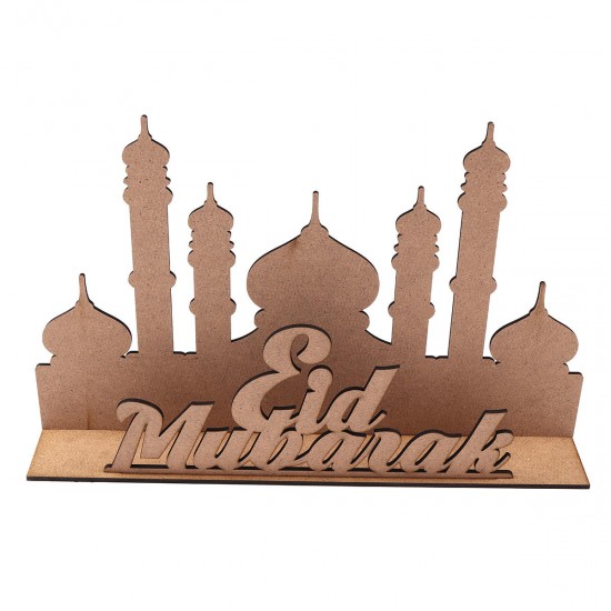 MDF Eid Ramadan Mubarak Advent Calendar Countdown DIY Stand Home Decorations