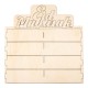 MDF Wooden Decorations Ramadan Advent Calendar DIY House Drawer Stand Rack