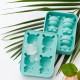 2Pcs/Set Rabbit Shape Ice Cube Silicone Ice Mold Ice Chocolate Jelly Tray Maker DIY Food Tools Gift