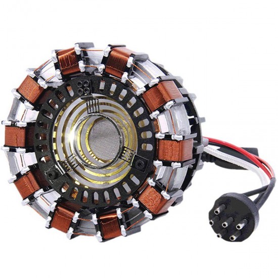 MK1 Acrylic Remote Ver. Tony DIY Arc Reactor Lamp Kit Remote Control Illuminant LED Flash Light Heart Set